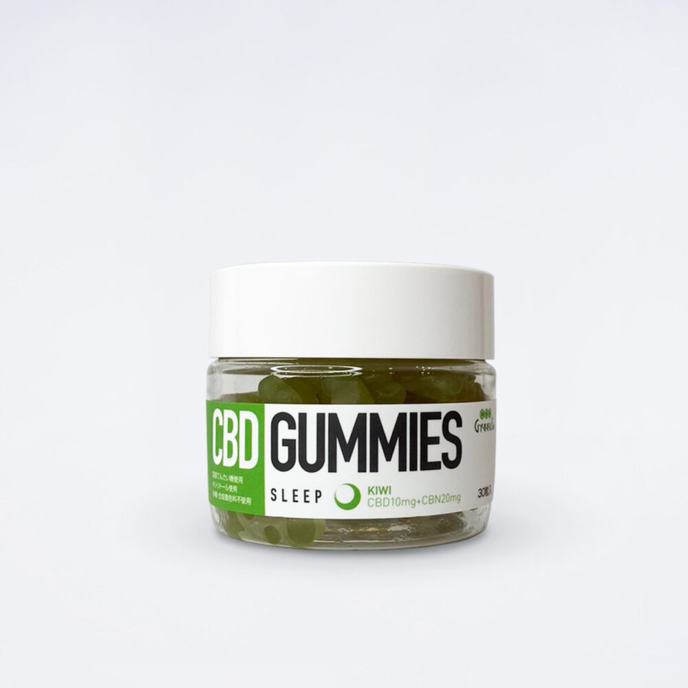 Greeusグミ　CBD+CBN キウイ - CHILLAXY - チラクシー - CBD - カンナビジオール - ヘンプ